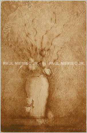 Chinese Lanterns etchings and dry points by Paul Niemiec Jr. Running Wind Studio